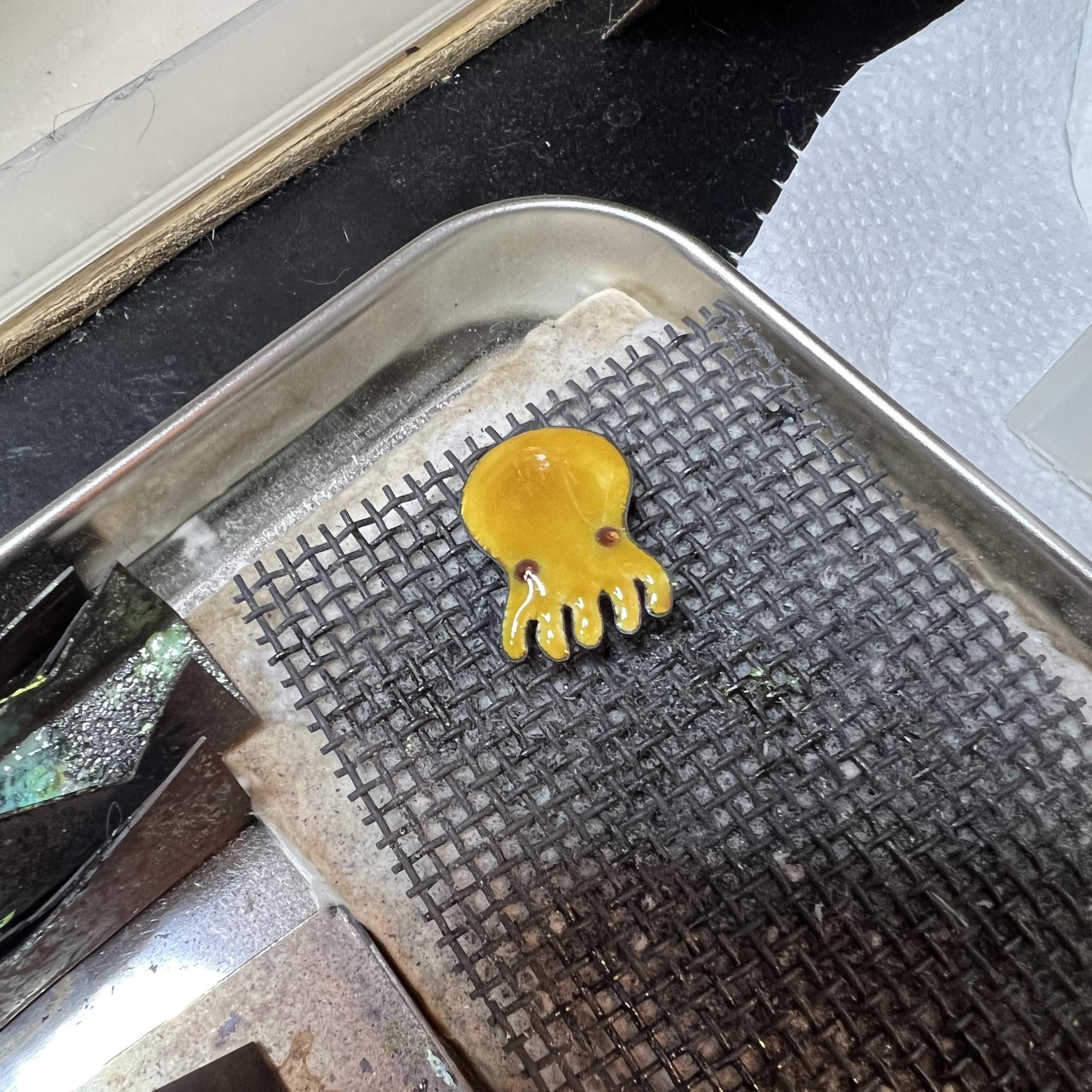 帯留 七宝 金たこ | 9枚目